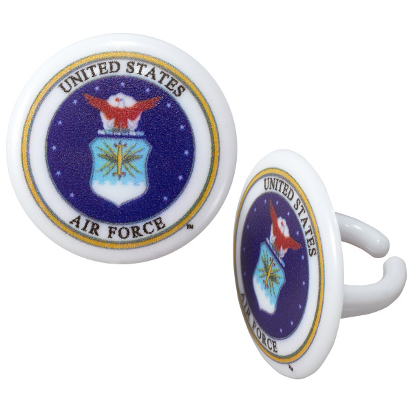 Air Force Cupcake Rings  